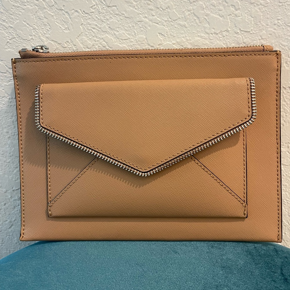 Rebecca Minkoff camel envelope Crossbody bag- excellent condition